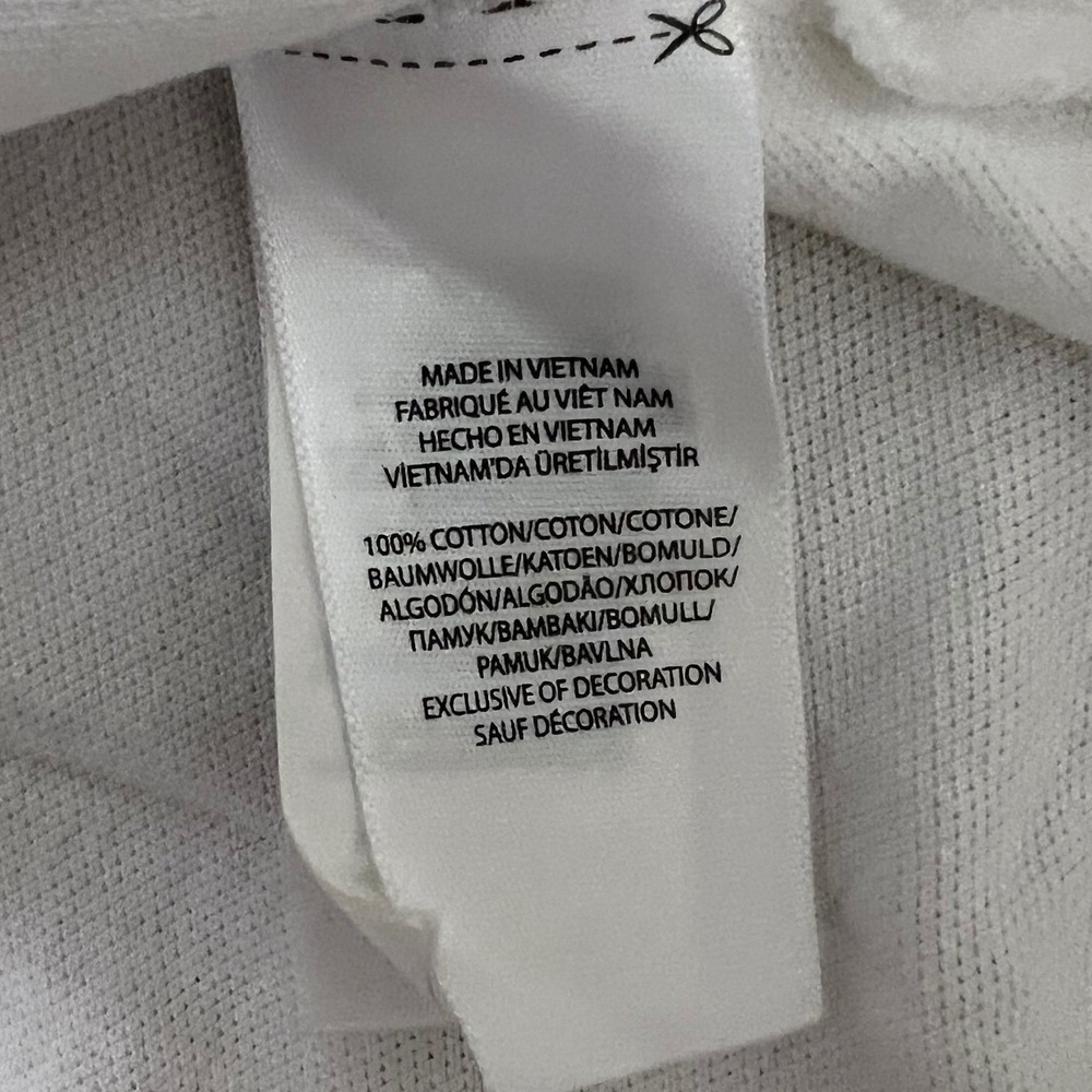Polo Ralph Lauren Mens White Big Pony Hooded Long Sleeve Pique Shirt Large - Picture 4 of 6